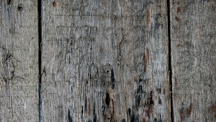 Obraz premium Wood texture background. Rough surface of old table with nature pattern. Black rustic wood for backdrop.