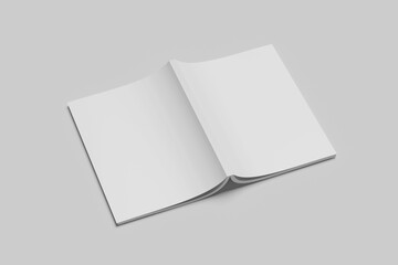 book with blank mockup