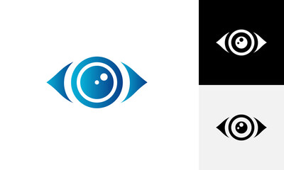 vision eye logo vector © Demarck