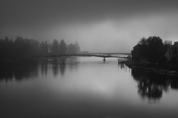 Nebel am Seerhein bei Konstanz