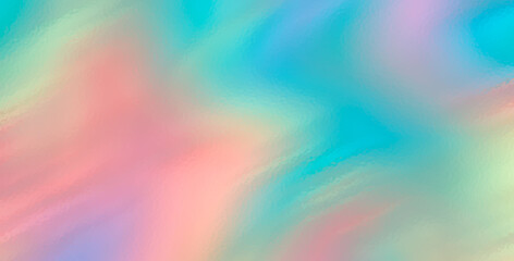 Trendy holographic abstract soft Iridescent backdrop