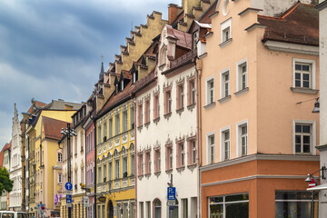 Obraz premium Street in Straubing, Germany