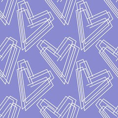Seamless valentines pattern with hearts for postcard and gifts and cards 