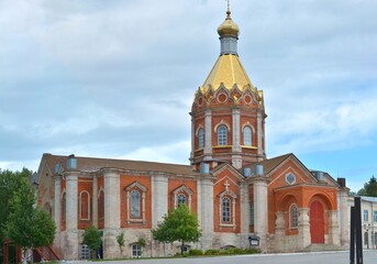 Fototapeta na wymiar Собор Вознесения Господня Православный храм