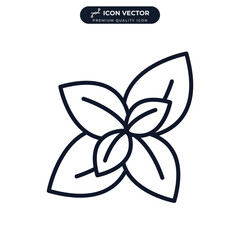 Oregano icon symbol template for graphic and web design collection logo vector illustration