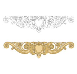 ANCIENT ROMAN AND HISTORICAL CLASSIC DECORATIONS GOTHIC COLUMNS AND FRIEZES IN ANCIENT VETIAN STYLE