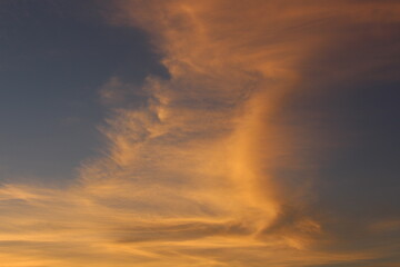 clouds at sunset