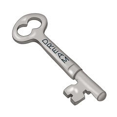 Key Dream Isolated Hand Drawn Illustration