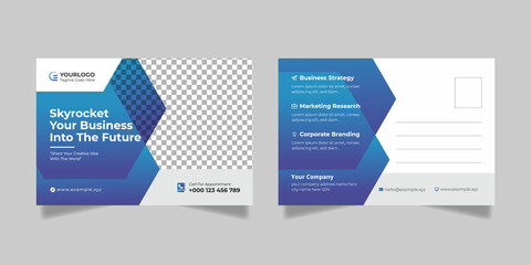 Corporate Business Postcard Template