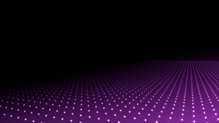 Dark purple background with dots, perspective, for the logo, mockup