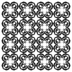 black and white seamless pattern modern style on white background 