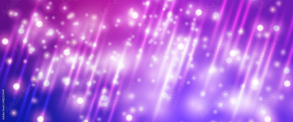 Wall mural space background with light stripes, galaxy with realistic nebula and lots of shining stars. infinit