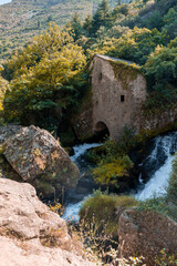 Fototapeta na wymiar gorges de la vis - France, waterfall