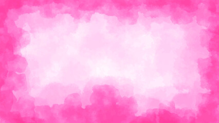 Fototapeta na wymiar full pink light watercolor abstract background vector