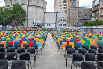 Today open air cinema Metalac is prepared for tomorrow Sarajevo FIlm Festival 2019 opening
