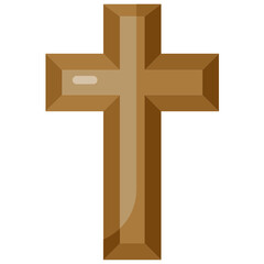 cross flat icon