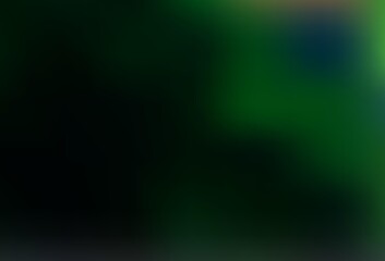 Dark Green vector bokeh pattern.