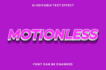 Motionless Text Effect
