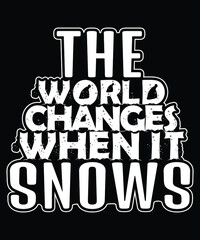 Custom Typography Quote T-Shirt Design