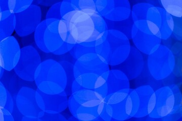 abstract blurred blue bokeh background