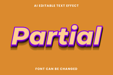 Partial Text Effect
