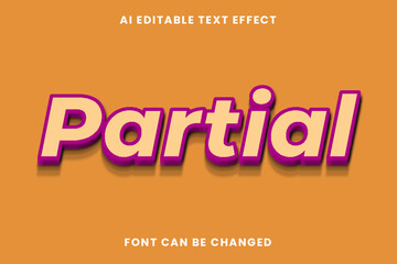 Partial Text Effect