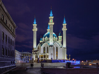 Fototapeta na wymiar Kul Sharif mosque in Kazan, Tatarstan.