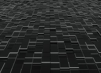 abstract background of black and white squares