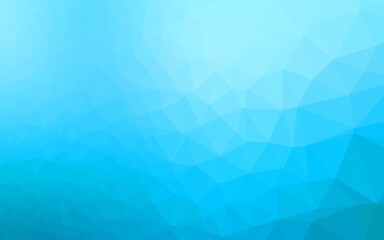 Light BLUE vector blurry triangle pattern.
