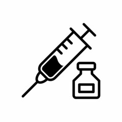 Vaccine Icon Design Vector Logo Template Illustration Sign And Symbol