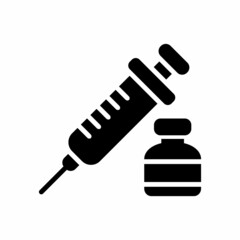 Vaccine Icon Design Vector Logo Template Illustration Sign And Symbol
