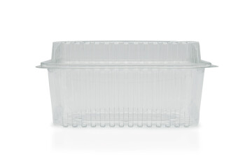 Xlarge rectangular food container with lid on a white background