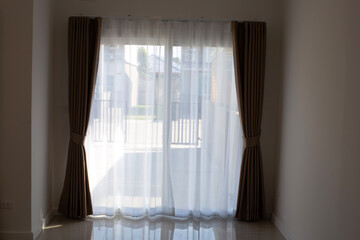 Curtains door or window, Room decoration interior