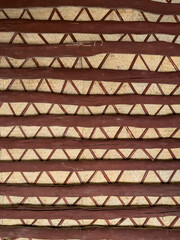 Background of roof made from old wood