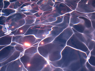 Swimming pool surface abstract background