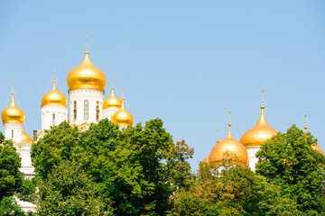 Fototapeta na wymiar Annunciation Cathedral at Moscow Kremlin, Russia