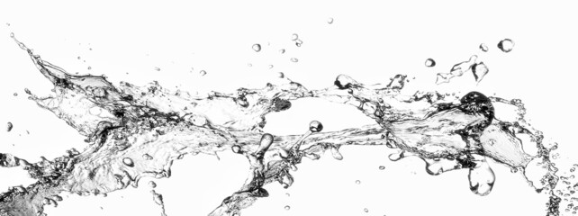 水しぶきのイラスト