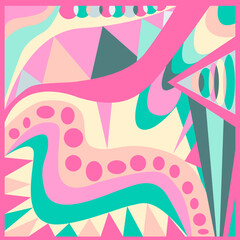 Abstract geometric background. Pucci style