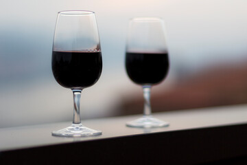 Dois copos de vinho