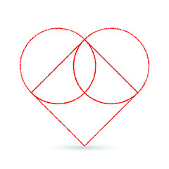 Set of Hearts . Grunge stamps collection.love Shapes for your design.Distressed symbols. Textured Valentine's Day signs.Vector illustration.