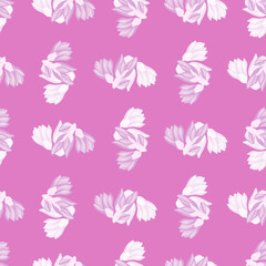 Magnolia seamless pattern. Romantic flower background.