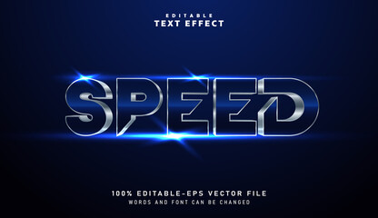 3D Cinematic Speed text effect - Editable text effect