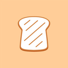 Toast logo. Bread vector. bread symbol. wallpaper. free space for text. bread logo design.