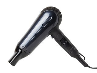 Hair dryer isolated on white background. Barber tool.