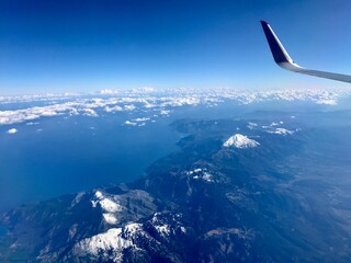 view from airplane window