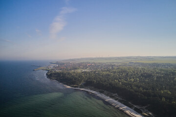 landscape of amazing danish city