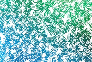 Dark blue, green vector background with straight lines.