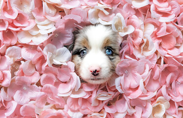 Miniatur American Shepherd Welpe