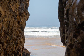 Arch Rock at Keurboomsstrand on the Garden Route in South Africa