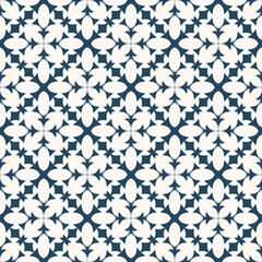 Black and white seamless pattern with arabesques